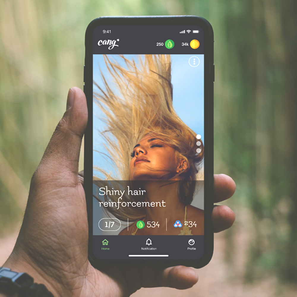 Mobile app design for Cang